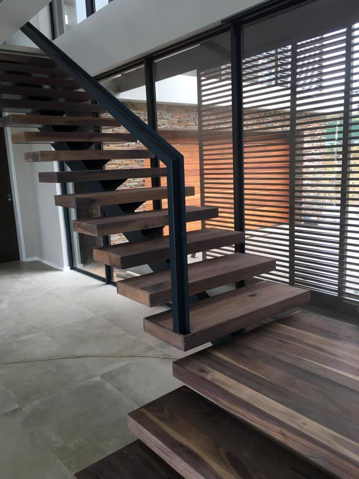 Walnut staircase