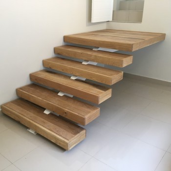 Centre spine Oak staircase