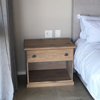 Oak bedside table