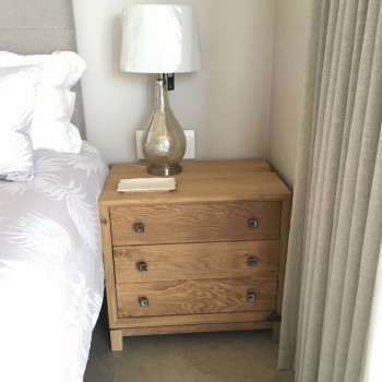 Oak bedside tbale