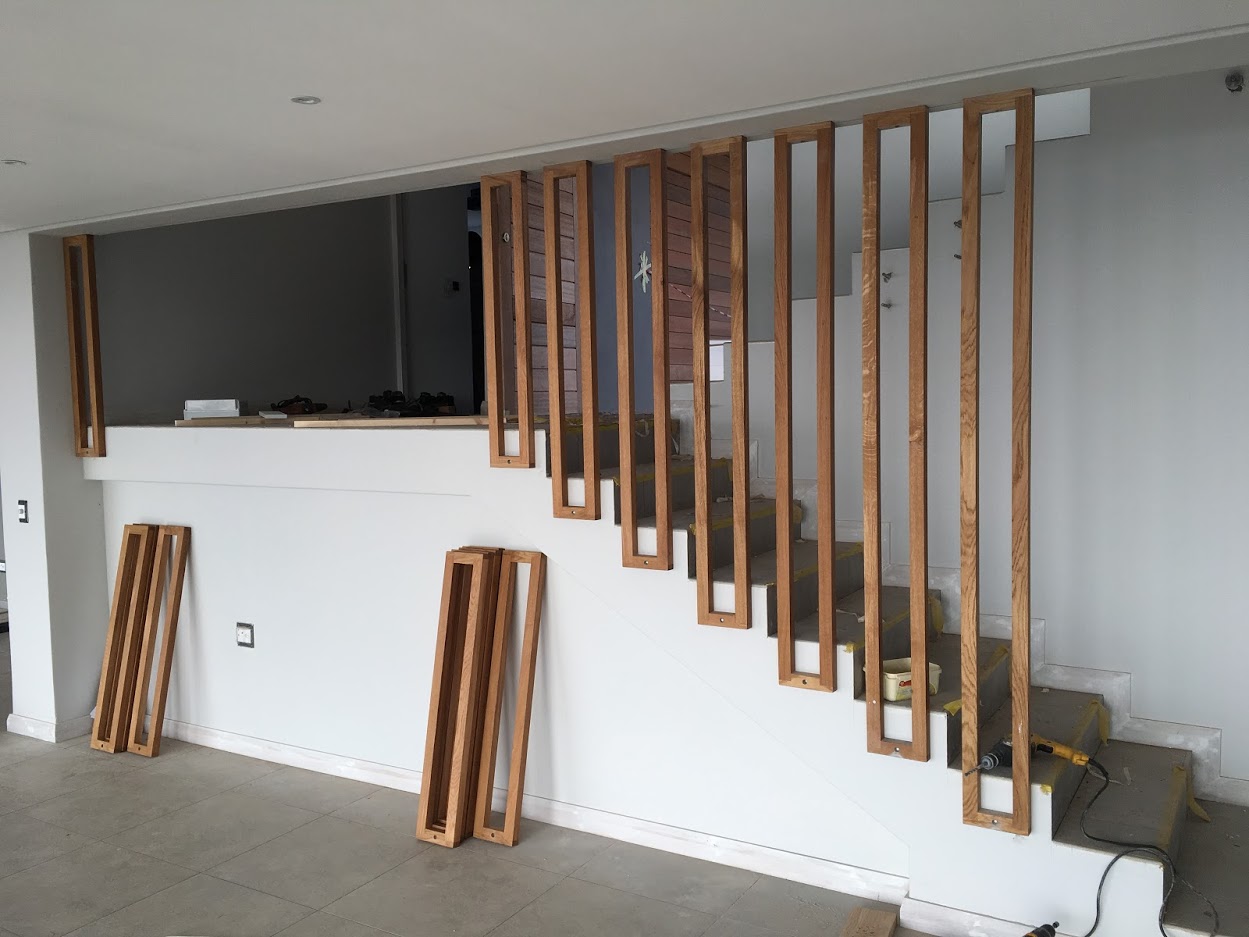 Oak balustrades