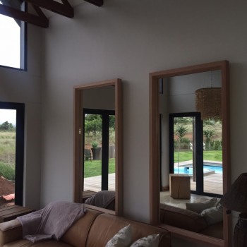 Oak framed mirrors